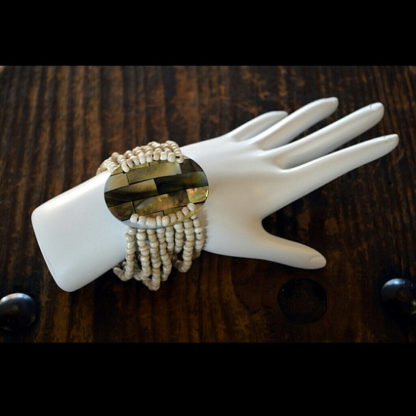 Mother of Pearl Beaded Bracelet - Image 3