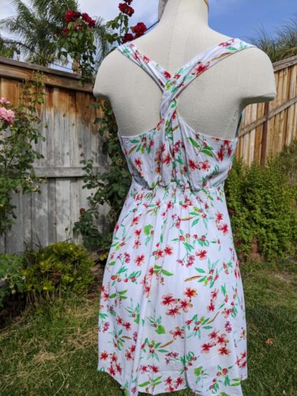 Cute White Plumeria Dress - Image 6