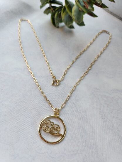 Dainty Gold Filled Air Element Necklace