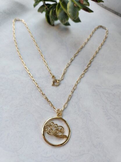 Dainty Gold Filled Air Element Necklace - Image 5